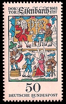 50 Pf Briefmarke: 250. Todestag Johannes Andreas Eisenbarth