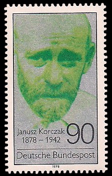 90 Pf Briefmarke: 100. Geburtstag Janusz Korczak