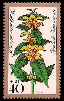 40 + 20 Pf Briefmarke: Wohlfahrtsmarke 1978, Waldblumen