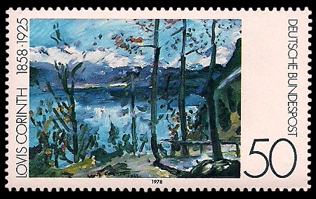 50 Pf Briefmarke: Moderne Gemälde 50 Pf Briefmarke: Moderne Gemälde