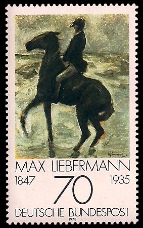 70 Pf Briefmarke: Moderne Gemälde