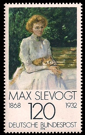120 Pf Briefmarke: Moderne Gemälde 120 Pf Briefmarke: Moderne Gemälde