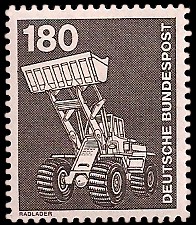 180 Pf Briefmarke: Industrie und Technik