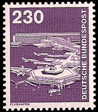 230 Pf Briefmarke: Industrie und Technik