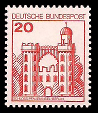 20 Pf Briefmarke: Burgen und Schlösser