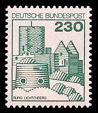 230 Pf Briefmarke: Burgen und Schlösser 230 Pf Briefmarke: Burgen und Schlösser