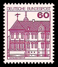 60 Pf Briefmarke: Burgen und Schlösser 60 Pf Briefmarke: Burgen und Schlösser