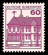 60 Pf Briefmarke: Burgen und Schlösser 60 Pf Briefmarke: Burgen und Schlösser
