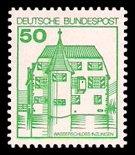 50 Pf Briefmarke: Burgen und Schlösser 50 Pf Briefmarke: Burgen und Schlösser