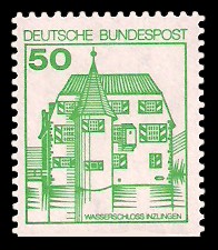 50 Pf Briefmarke: Burgen und Schlösser 50 Pf Briefmarke: Burgen und Schlösser
