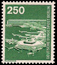 250 Pf Briefmarke: Industrie und Technik