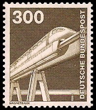 300 Pf Briefmarke: Industrie und Technik