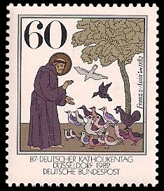 60 Pf Briefmarke: 87. Deutscher Katholikentag