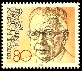 80 Pf Briefmarke: Bundespräsidenten der Bundesrepublik Deutschland 80 Pf Briefmarke: Bundespräsidenten der Bundesrepublik Deutschland