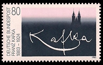 80 Pf Briefmarke: 100. Geburtstag Franz Kafka 80 Pf Briefmarke: 100. Geburtstag Franz Kafka