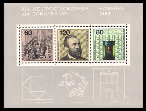  Briefmarke: Block: XIX. Weltpostkongress