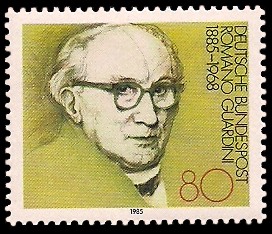 80 Pf Briefmarke: 100. Geburtstag Romano Guardini