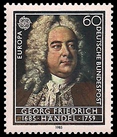 60 Pf Briefmarke: Europamarke 1985, Musiker