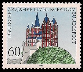 60 Pf Briefmarke: 750 Jahre Limburger Dom