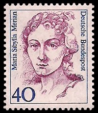 40 Pf Briefmarke: Frauen der deutschen Geschichte