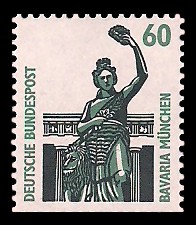 60 Pf Briefmarke: Serie Sehenswürdigkeiten