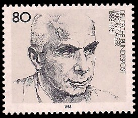 80 Pf Briefmarke: 100. Geburtstag Jakob Kaiser