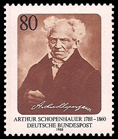 80 Pf Briefmarke: 200. Geburtstag Arthur Schopenhauer