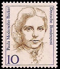 10 Pf Briefmarke: Frauen der deutschen Geschichte 10 Pf Briefmarke: Frauen der deutschen Geschichte