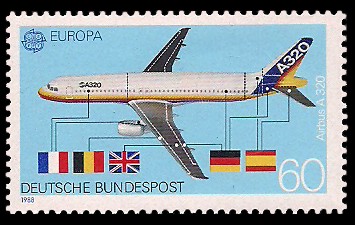 60 Pf Briefmarke: Europamarke 1988