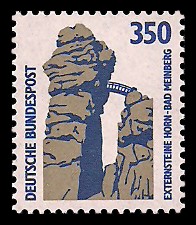 350 Pf Briefmarke: Serie Sehenswürdigkeiten