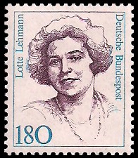 180 Pf Briefmarke: Frauen der deutschen Geschichte