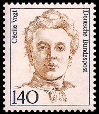 140 Pf Briefmarke: Frauen der deutschen Geschichte