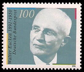100 Pf Briefmarke: 100. Geburtstag Walter Eucken