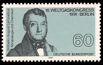 60 Pf Briefmarke: 18. Weltgaskongress 60 Pf Briefmarke: 18. Weltgaskongress