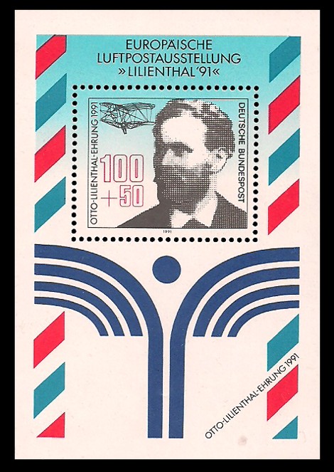  Briefmarke: Block: Otto Lilienthal Ehrung