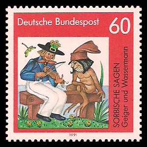 60 Pf Briefmarke: Sorbische Sagen