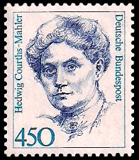 450 Pf Briefmarke: Frauen der deutschen Geschichte