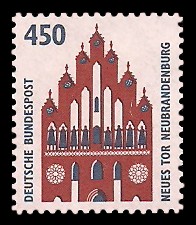 450 Pf Briefmarke: Serie Sehenswürdigkeiten 450 Pf Briefmarke: Serie Sehenswürdigkeiten