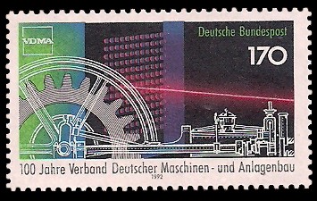 170 Pf Briefmarke: 100 Jahre VDMA