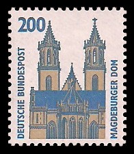 200 Pf Briefmarke: Serie Sehenswürdigkeiten