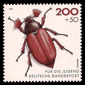 200 + 50 Pf Briefmarke: Für die Jugend 1993, Käfer 200 + 50 Pf Briefmarke: Für die Jugend 1993, Käfer