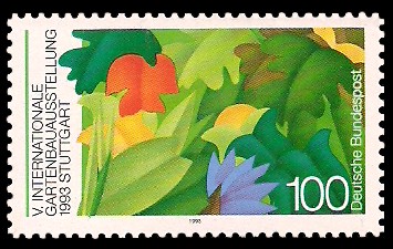100 Pf Briefmarke: 5. Internationale Gartenbauausstellung