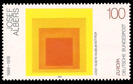 100 Pf Briefmarke: Europamarke 1993, Kunst