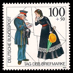 100 + 50 Pf Briefmarke: Tag der Briefmarke 1993