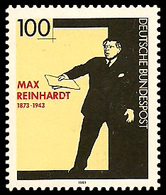 100 Pf Briefmarke: 50. Todestag Max Reinhardt