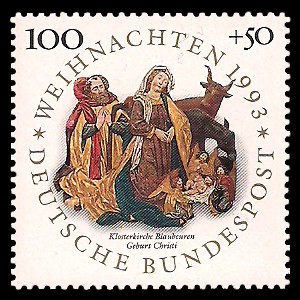 100 + 50 Pf Briefmarke: Weihnachtsmarke 1993 100 + 50 Pf Briefmarke: Weihnachtsmarke 1993