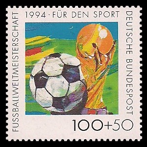 100 + 50 Pf Briefmarke: Für den Sport 1994