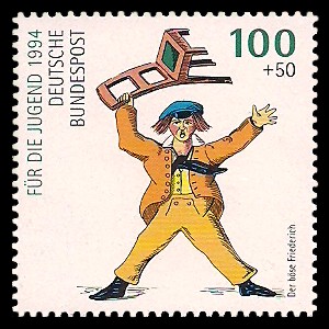 100 + 50 Pf Briefmarke: Für die Jugend 1994, Heinrich Hoffmann 100 + 50 Pf Briefmarke: Für die Jugend 1994, Heinrich Hoffmann