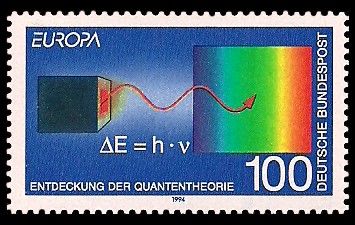 100 Pf Briefmarke: Europamarke 1994, technische Entdeckungen
