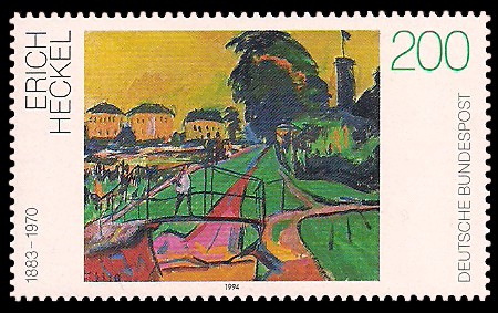 200 Pf Briefmarke: Moderne Gemälde 200 Pf Briefmarke: Moderne Gemälde